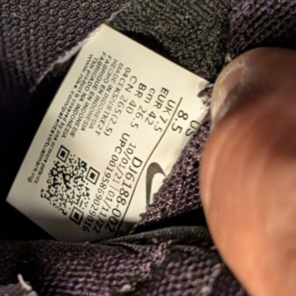 NIKE Dunk Low Reverse Black Panda Sneakers DJ6188-002 - Picture 9 of 9